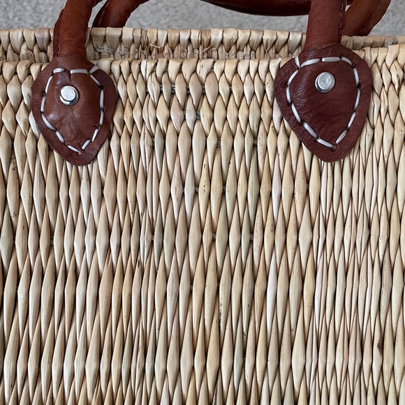 Authentic Moroccan woven purse or tote - Picture 2 of 3